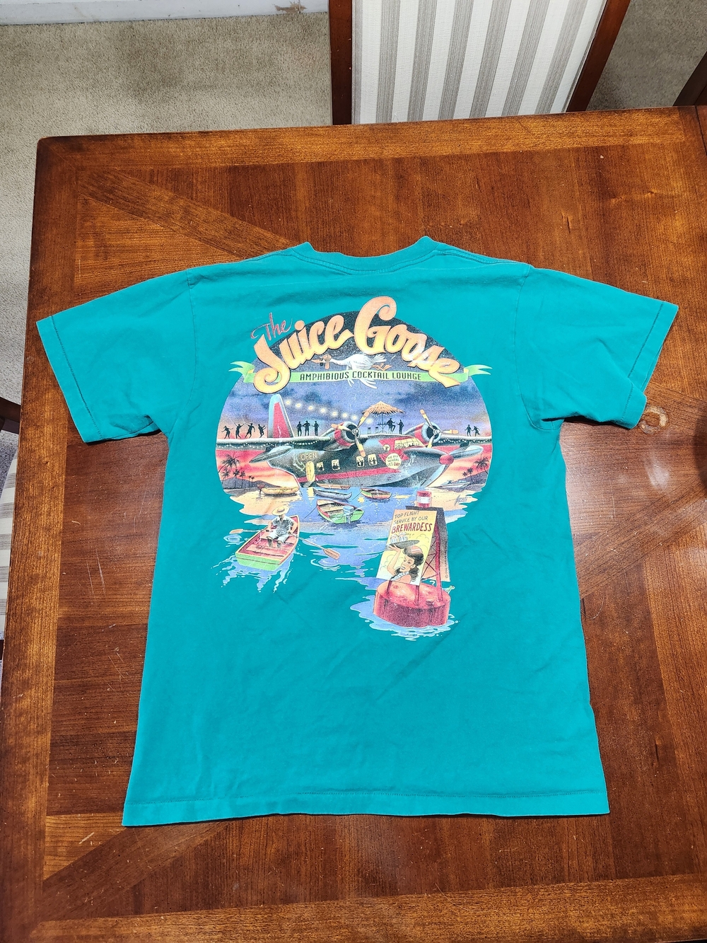 Caribbean Teal Graphic Short-Sleeve Tee